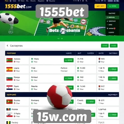 174 modalidades esportivas disponíveis no 1555bet